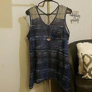 🔥Closeout sale! Belle De Jour Blue and teal tank